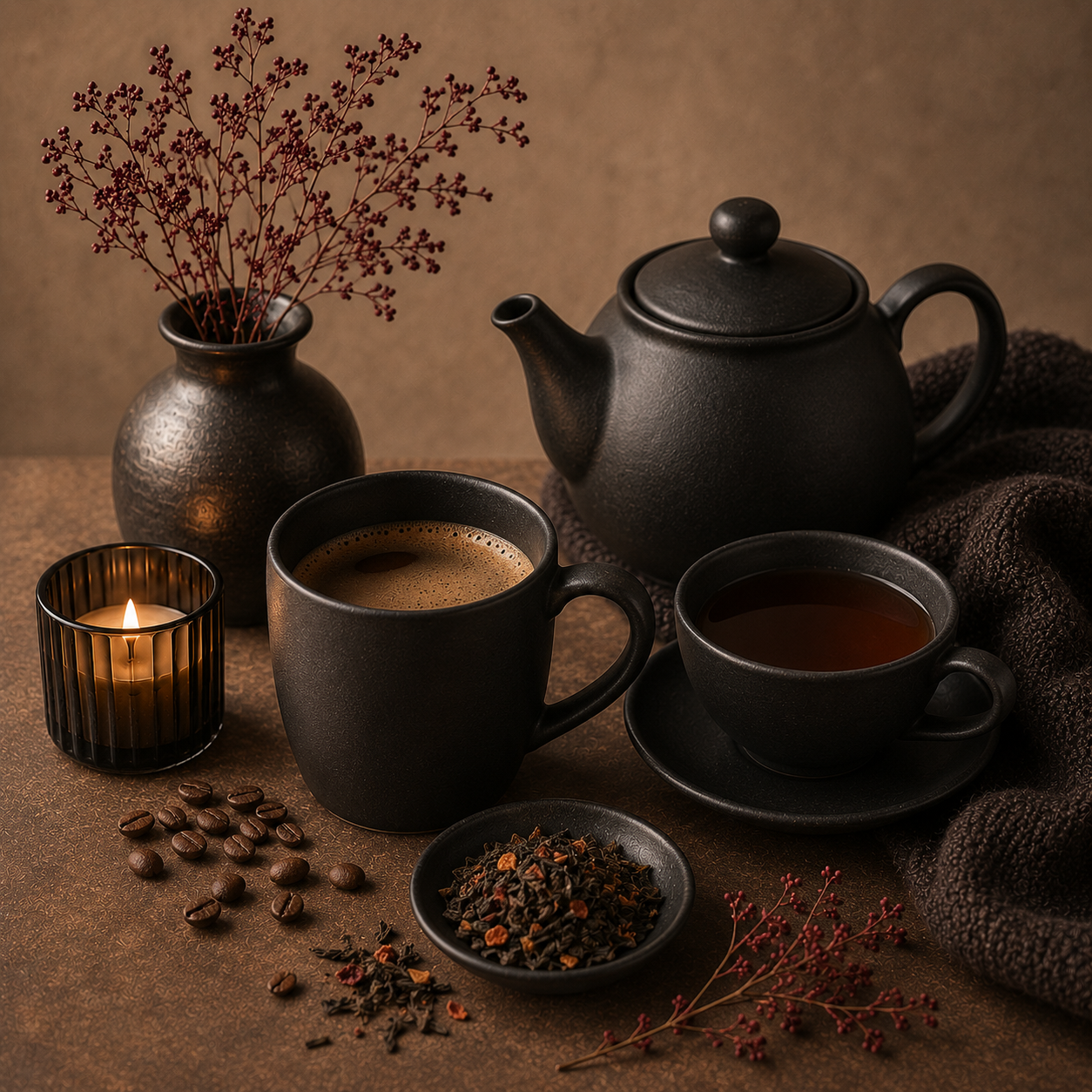 Coffee and tea gift boxes from Wayward Gifts Cyprus