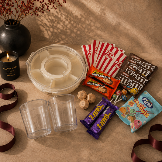 Movie Marathon gift box by Wayward Gifts
