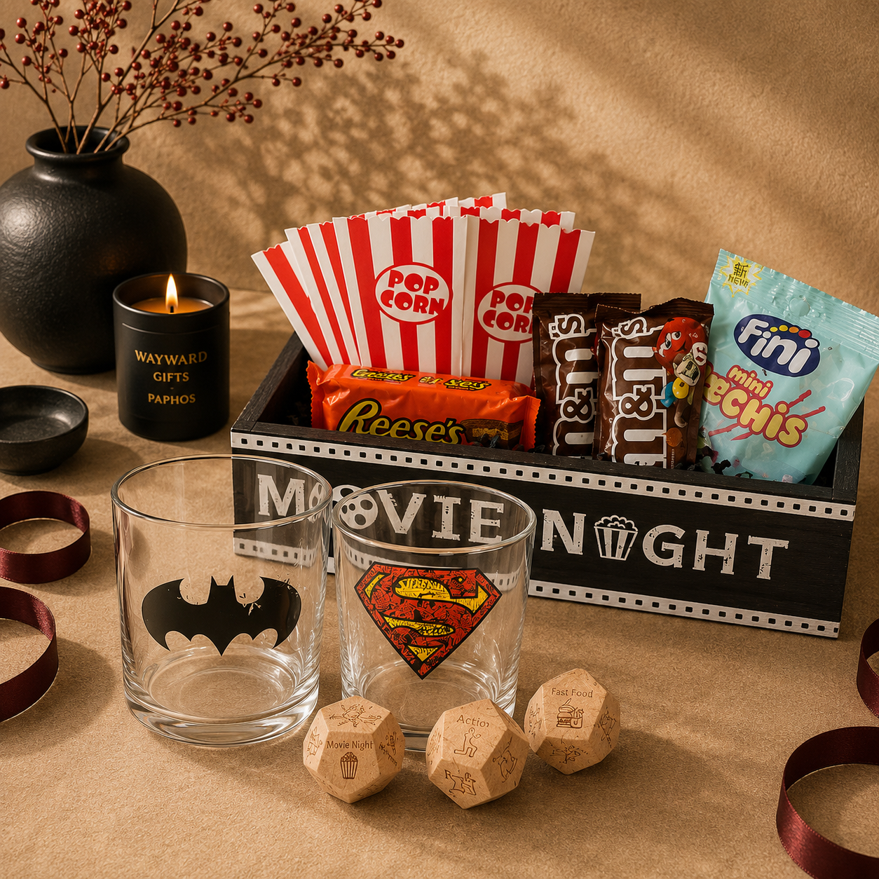 Movie Night for Two gift box by Wayward Gifts