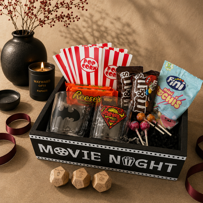 Movie Night for Two gift box, alternate view