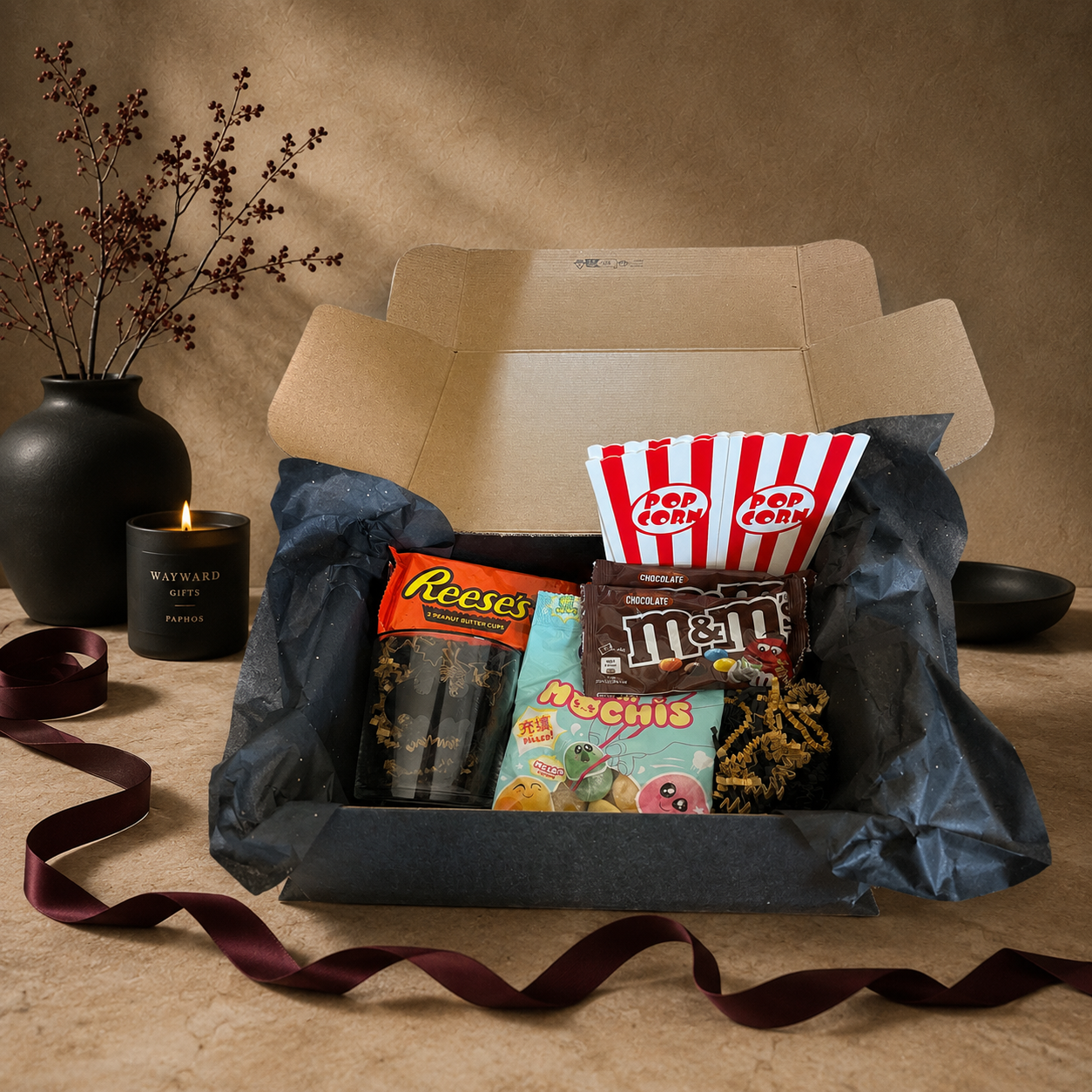 Movie Night Indulgence gift box, alternate view